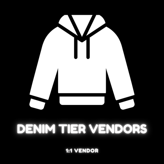 DENIM TIER VENDORS